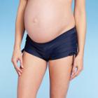 Side-tie Maternity Swim Bottom - Isabel Maternity By Ingrid & Isabel Navy Blue