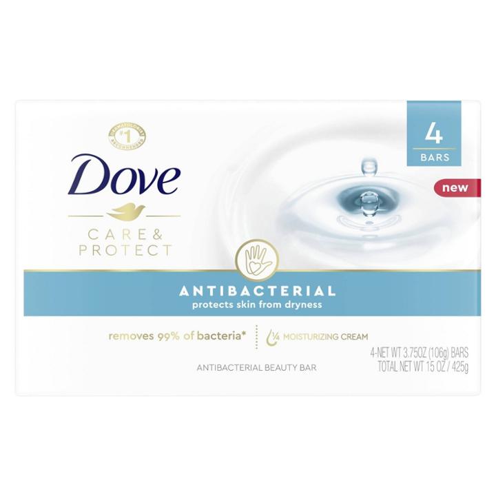 Dove Beauty Dove Care & Protect Antibacterial Beauty Bar Soap
