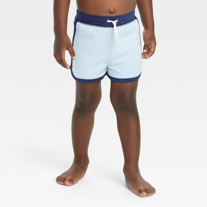 Toddler Boys' Swim Shorts - Cat & Jack Blue