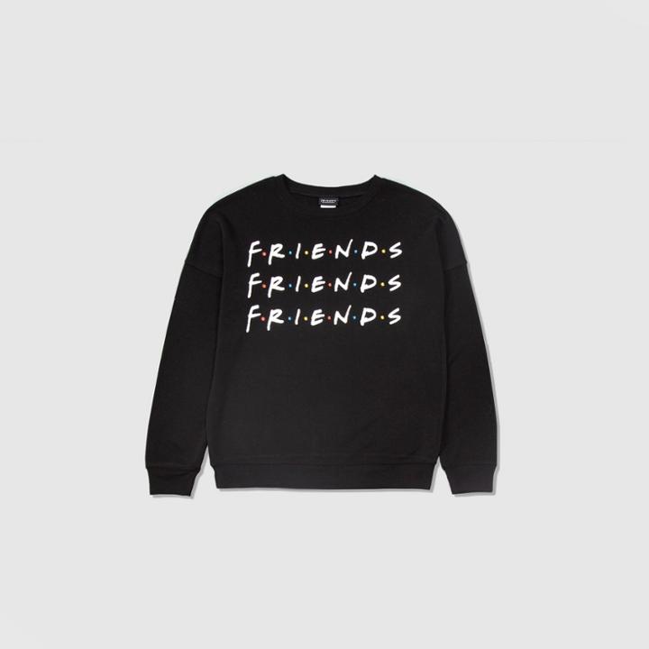 Women's Friends Logo Sweatshirt (juniors') - Black