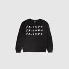 Women's Friends Logo Sweatshirt (juniors') - Black