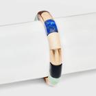 Semi-precious Jade And Lapis Stretch Bracelet - Universal Thread Blue/green
