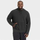 Men's Big & Tall Pullover Hoodie - All In Motion Black