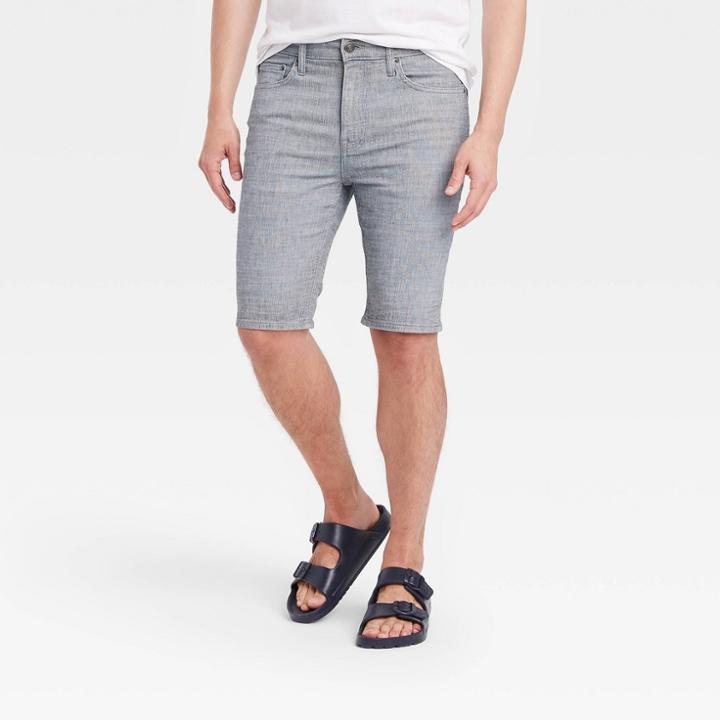 Men's 10.5 Slim Fit Jean Shorts - Goodfellow & Co Blue