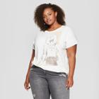 Junk Food Women's Plus Size Blondie Short Sleeve Graphic T-shirt - White