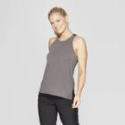 Mpg Sport Women's Ventilated Knit Tank Dark Gray