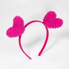 Girls' Heart Ear Headband - Cat & Jack Pink