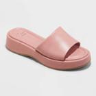 Women's Carlita Wedge Heels - A New Day Pink
