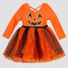 L.o.l. Vintage Toddler Girls' Tutu Dress - Orange