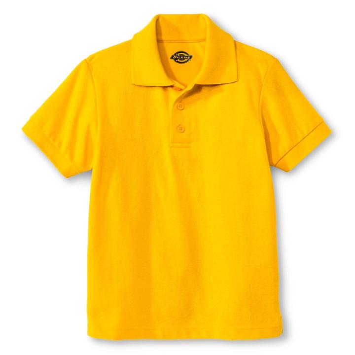Dickies Boys' Pique Polo - Gold