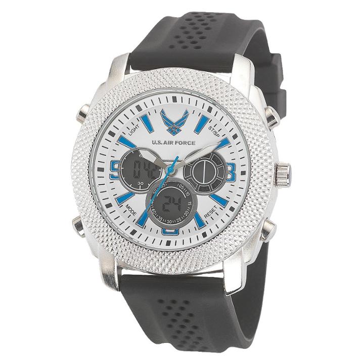 Men's' Wrist Armor U.s. Air Force C21 Analog-digital Quartz Watch - White,