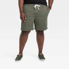 Men's Big & Tall 8 Pull-on Shorts - Goodfellow & Co Olive Green