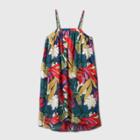 Women's Plus Size Floral Print Sleeveless Trapeze Dress - A New Day 1x,