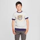 Boys' Short Sleeve Ringer Graphic T-shirt - Art Class Gray