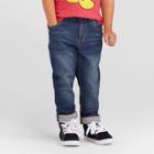 Toddler Boys' Skinny Adjustable Waist Jean Pants Cat & Jack Blue