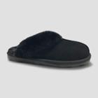 Women's Chandra Suede Scuff Slippers - Mossimo Supply Co. Black