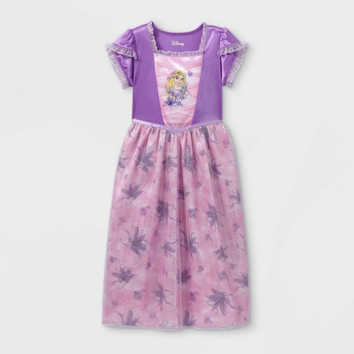 Girls' Disney Princess Rapunzel Nightgown - Purple