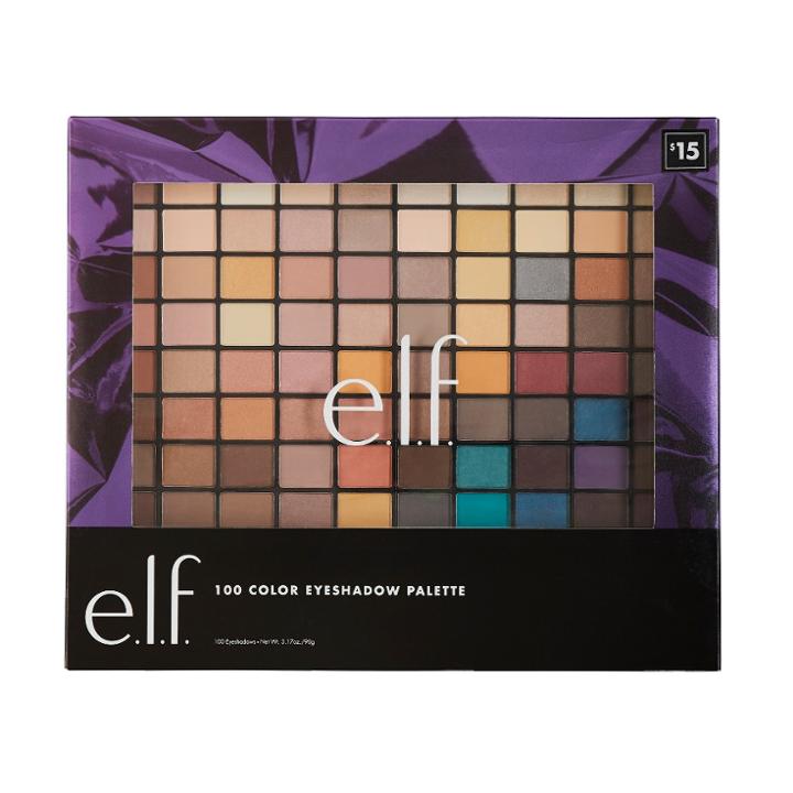 E.l.f. Holiday 100 Color Eyeshadow Palette,