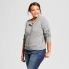 Women's Plus Size Long Sleeve Any Day Cardigan - A New Day Heather Gray