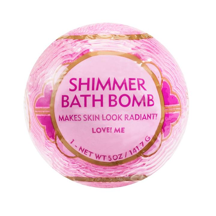 Me! Bath Pink Shimmer Bomb Bath