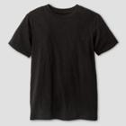 Boys' Classic Slub Short Sleeve T-shirt - Cat & Jack Black