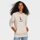 Women's Jean-michel Basquiat Hooded Graphic Sweatshirt - Khaki