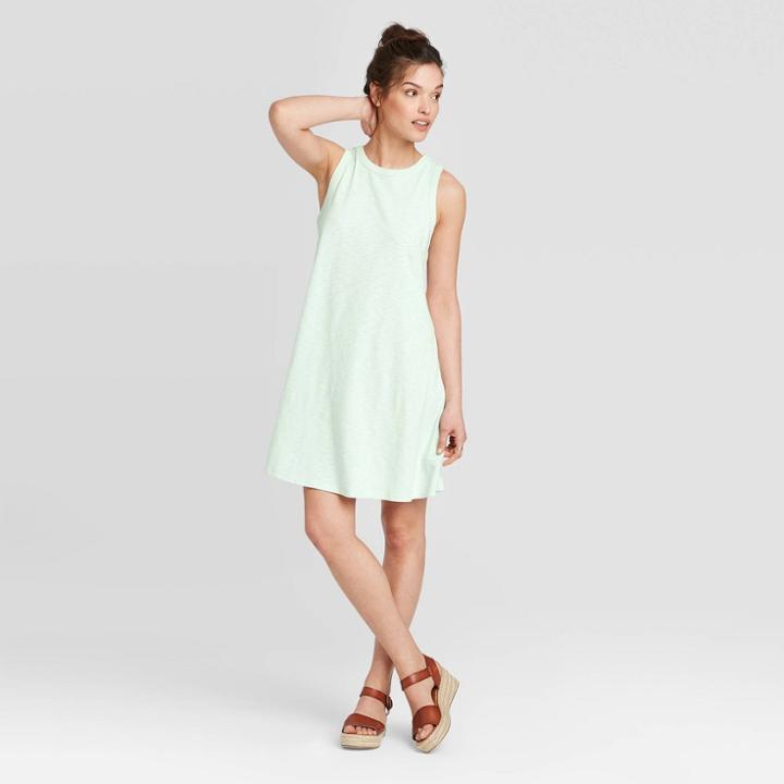 Women's Sleeveless Tank Dress - Universal Thread Mint Xs, Women's, Green