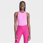 Women's Ribbed Slim Fit Tank Top - A New Day Pink