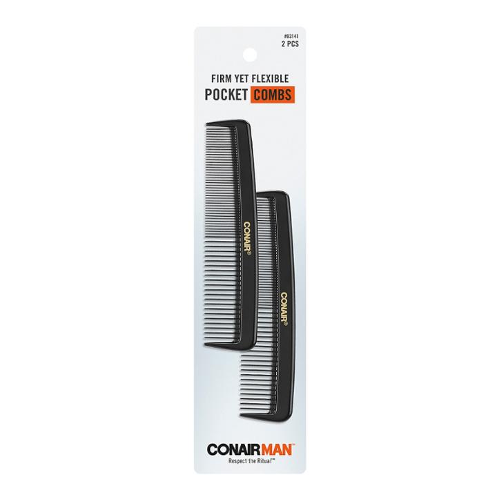 Conair Men's Pocket Comb Black