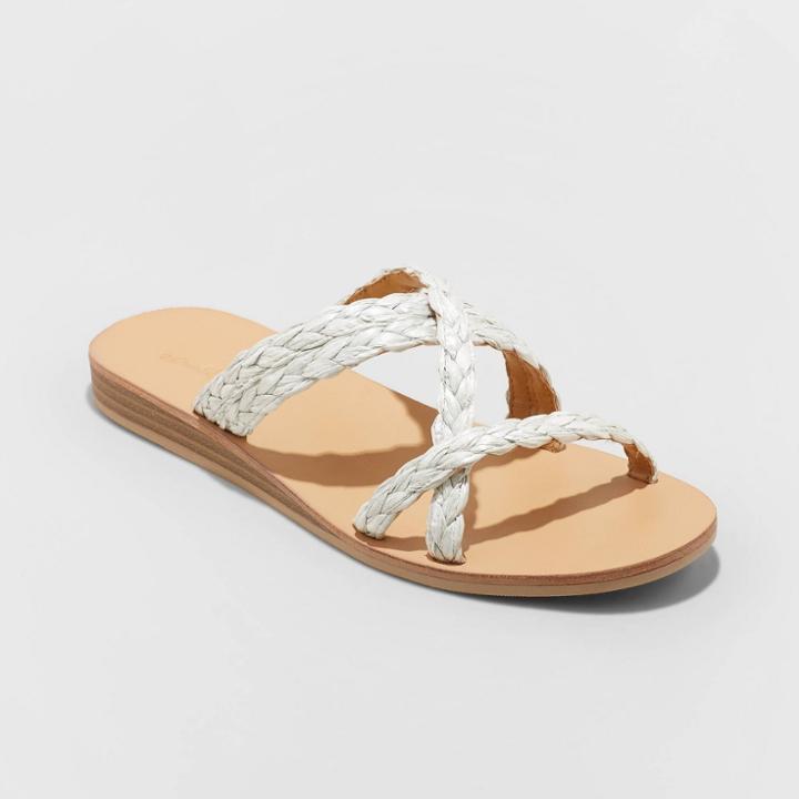 Women's Opal Strappy Slide Sandals - Universal Thread Gray