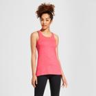 Women's High Neck Long Tank Top - C9 Champion Razzle Pink Heather