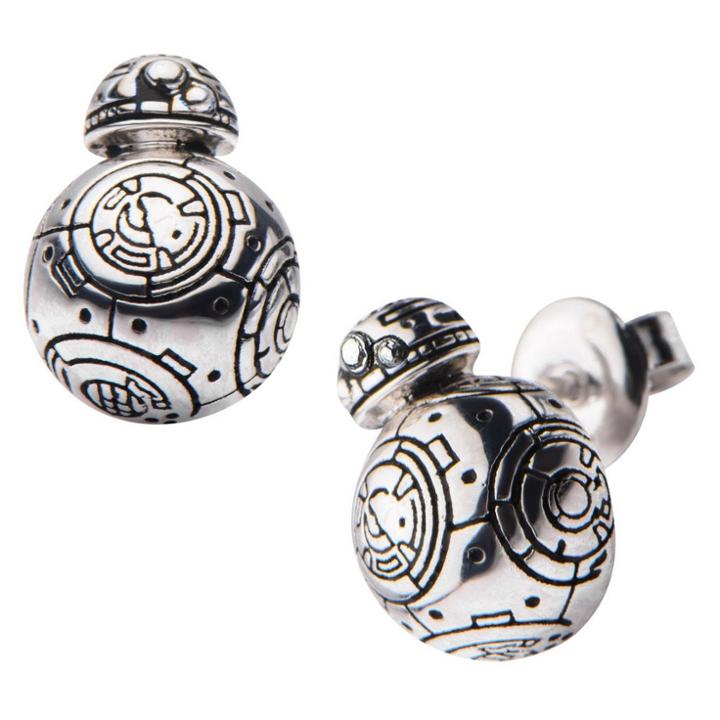 Women's 'star Wars' Episode Vii Bb-8 925 Sterling Silver 3d