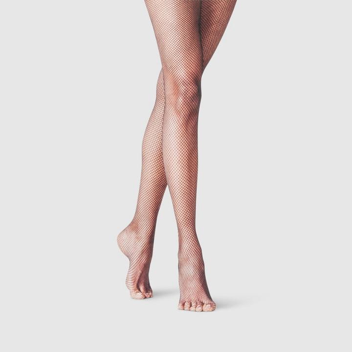 Women's Micro Fishnet Tights - A New Day Black S/m, Size: