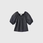 Women's Plus Size Elbow Sleeve Top - Universal Thread Navy 1x, Women's, Size: