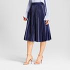 Women's Pleated Skirt - Mossimo Blue