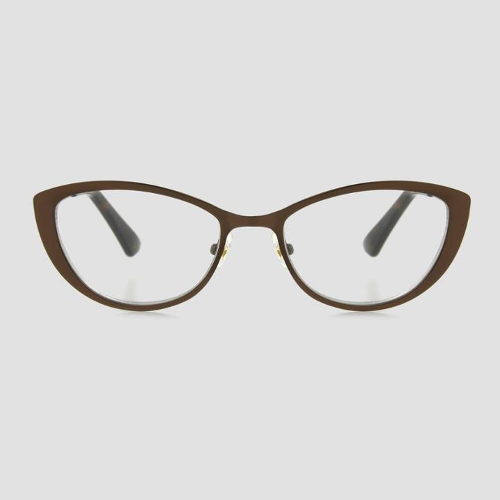 Women's Cateye Reading Glasses - A New Day Red/brown, Brown/red