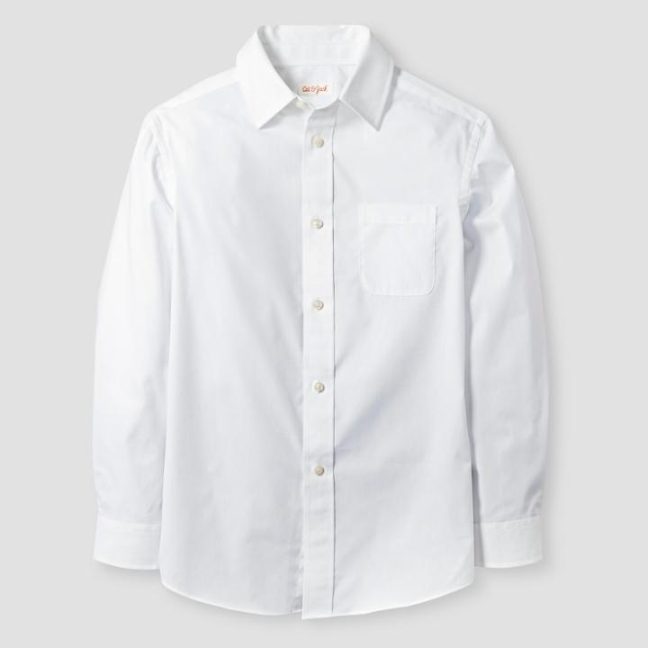 Boys' Button-down Shirt - Cat & Jack White