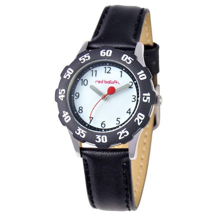 Target Boys' Red Balloon Stainless Steel Watch - Black