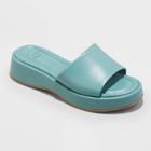 Women's Carlita Wedge Heels - A New Day Blue