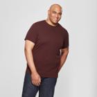 Men's Big & Tall Crew Short Sleeve T-shirt - Goodfellow & Co Black Raspberry
