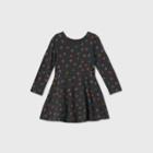 Toddler Girls' Long Sleeve Knit Dress - Cat & Jack Gray