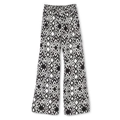 Mossimo Supply Co. Junior's Printed Pant - Black/white