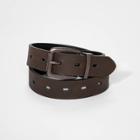 Boys' Laser Cut Belt - Cat & Jack Brown M, Boy's, Size: Medium,