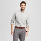 Men's Slim Fit Northrop Poplin Button-down Shirt - Goodfellow & Co Heather Gray