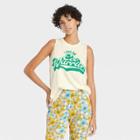 Modern Lux Women's Eco Warrior Graphic Tank Top - Beige