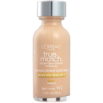 L'oreal Paris True Match Makeup W2 Light Ivory