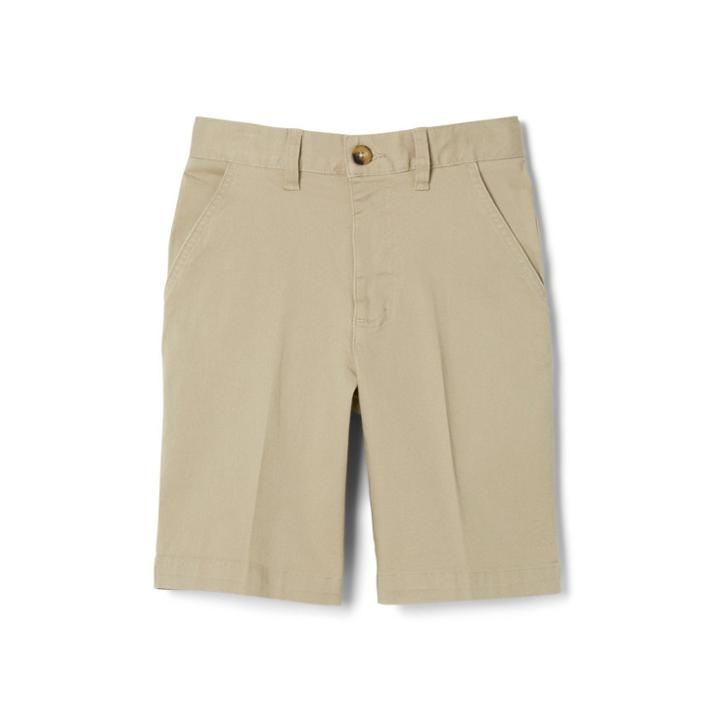 French Toast Young Men's Uniform Chino Shorts - Khaki