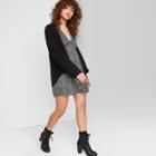 Women's Slouchy Cardigan - Wild Fable Black