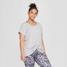 Women's Plus Size Core Twist T-shirt - C9 Champion Heather Gray