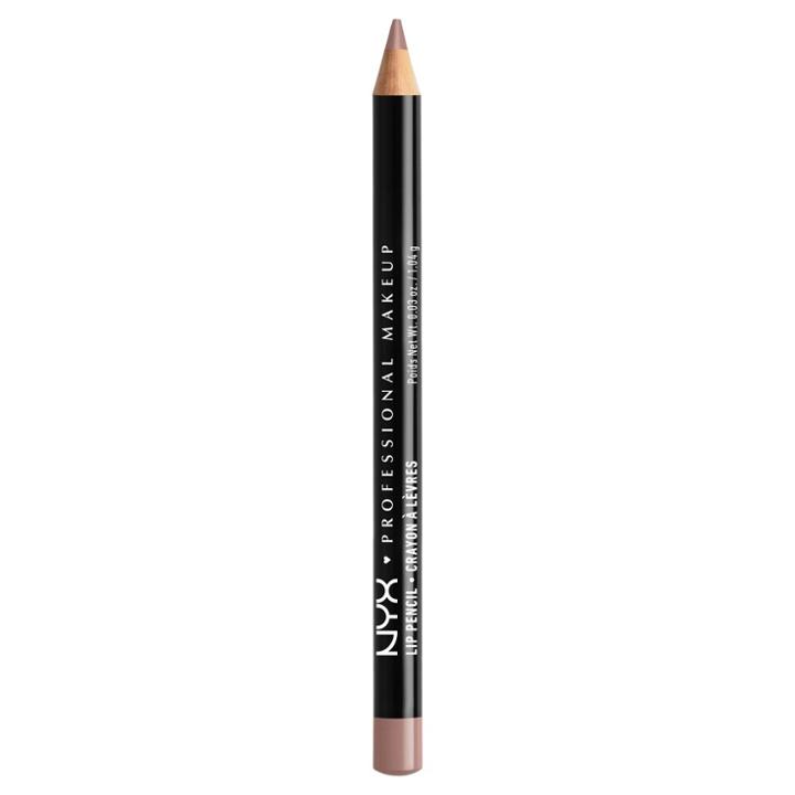 Nyx Professional Makeup Slim Lip Pencil Mahogany - 0.04oz, Brown